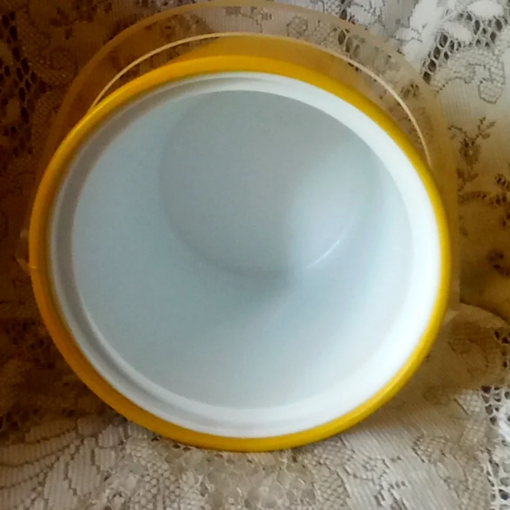 Mid century vinyl ice bucket by George Baird